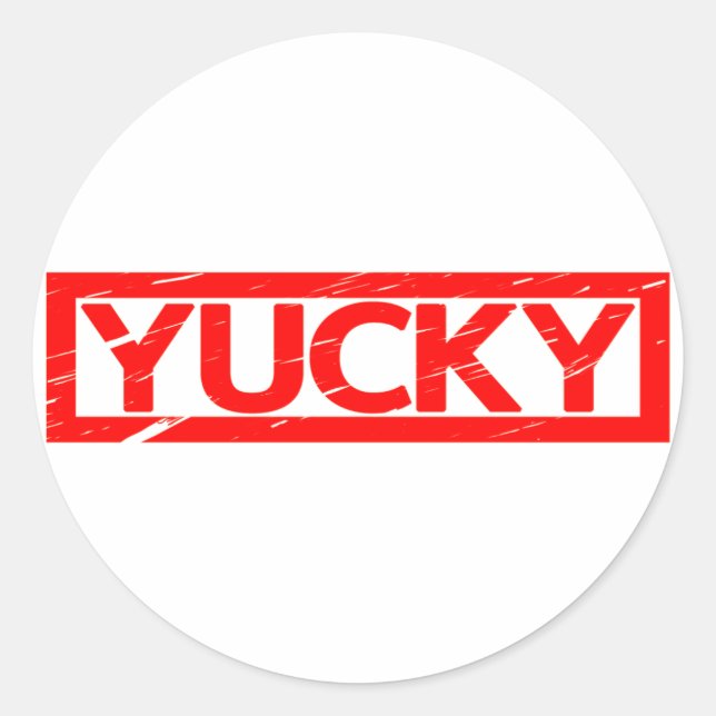 Sello Yucky (Anverso)