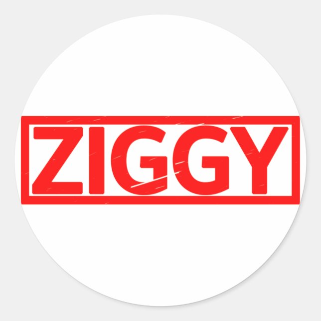 Sello Ziggy (Anverso)