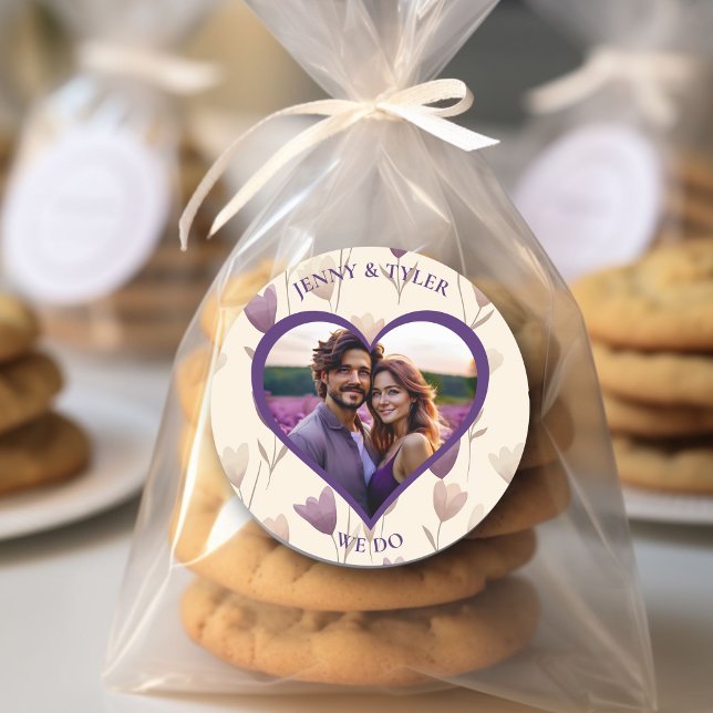 Sellos Bodas personalizados | plantilla con foto (Subido por el creador)