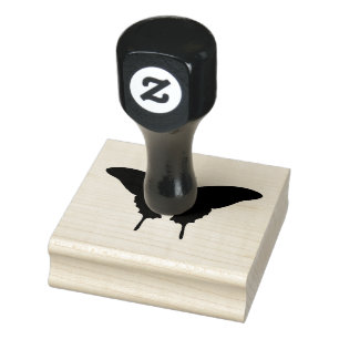 Sellos de arte de la madera/mariposa