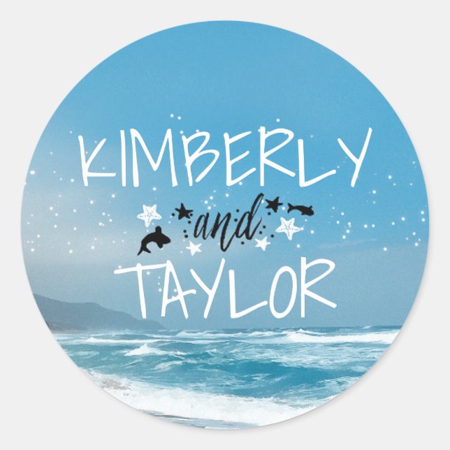 Sellos de bodas de playa (Anverso)