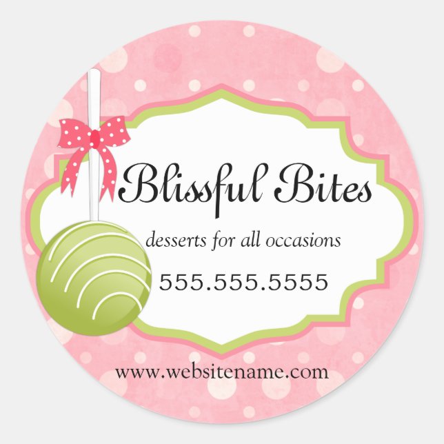 Sellos de caja de pasteles de copas de panadería (Anverso)