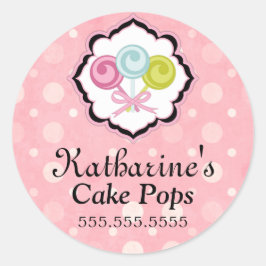 Sellos de caja de pasteles de copas de panadería