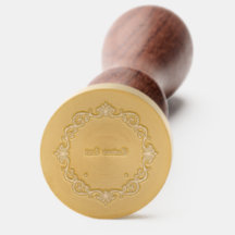 Sellos de cera personalizados elegantes para tu se