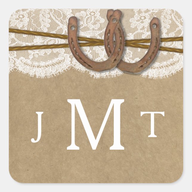 Sellos de colección Kraft, Lace & Horseshoe (Anverso)