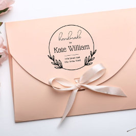 Sellos de dirección de retorno hechos a mano por L