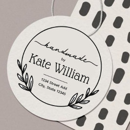 Sellos de dirección de retorno hechos a mano por L