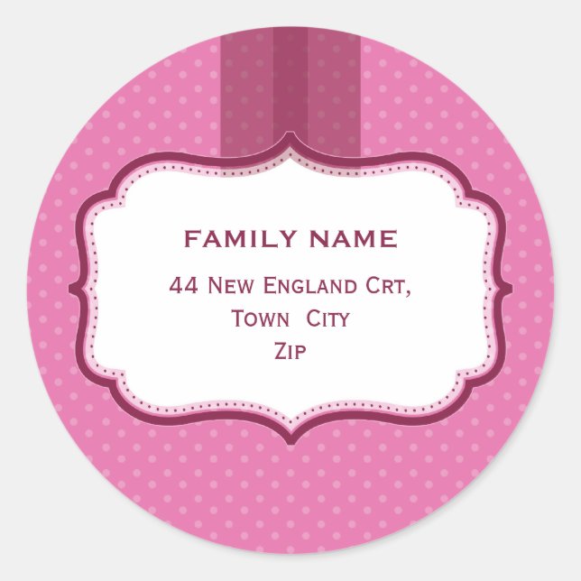 SELLOS DE DIRECCIONES PERSONALIZADAS :: Luster 2 (Anverso)