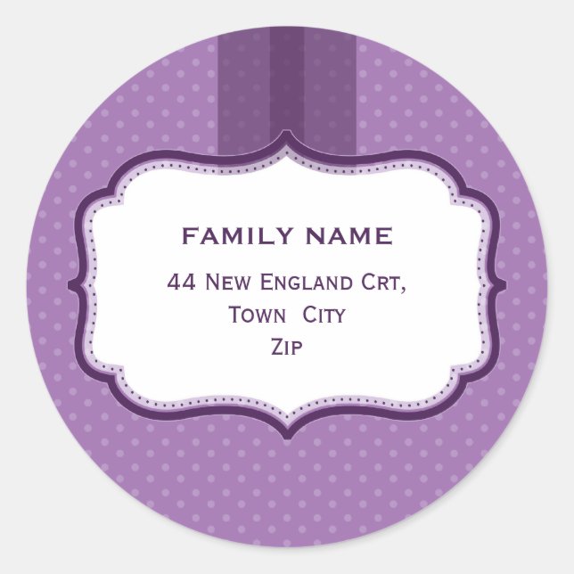 SELLOS DE DIRECCIONES PERSONALIZADAS :: luster 6 (Anverso)