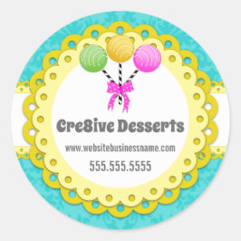 Sellos de empaquetado para pasteles elegantes