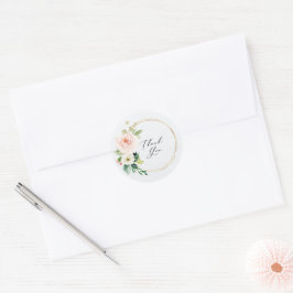 Sellos de Envelope de Agradecimiento Floral para F