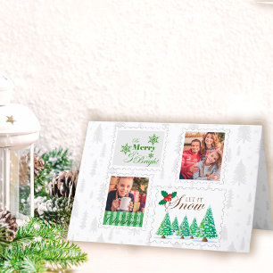 Sellos de franqueo y árbol de Navidad