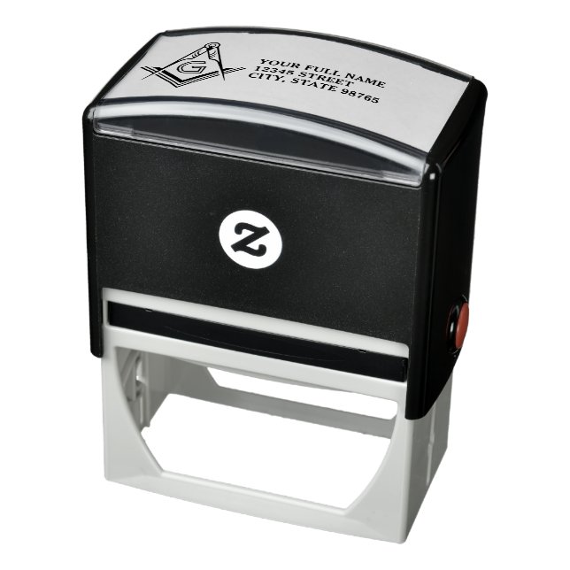 Sellos de goma de dirección de devolución masónica (Producto)