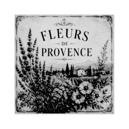 sellos de goma fleurs de provence
