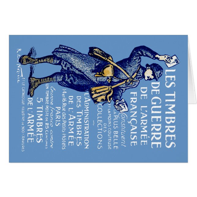 Sellos de guerra franceses de la Primera Guerra Mu (Anverso (Horizontal))