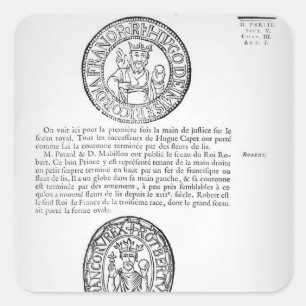 Sellos de Hugo Capet y de Roberto II el piadoso