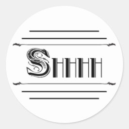 Sellos de invitación a temas de Speakeasy 20