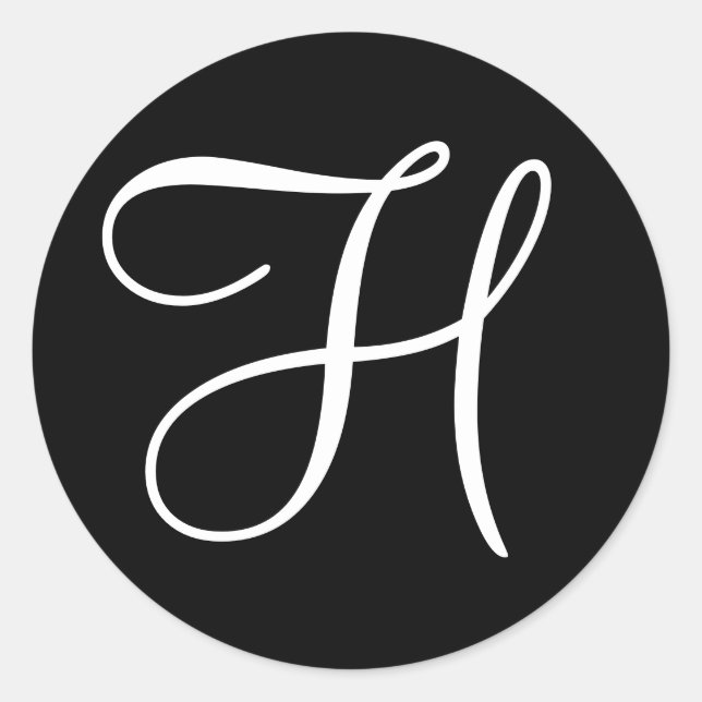 Sellos de invitación de plantilla de monograma de  (Anverso)