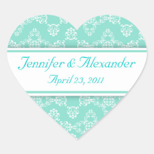Sellos de invitaciones a la boda del corazón del D