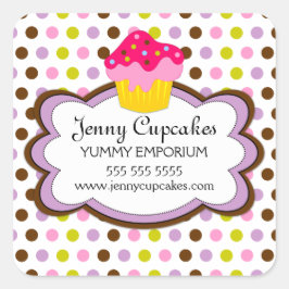 Sellos de la caja de pasteles