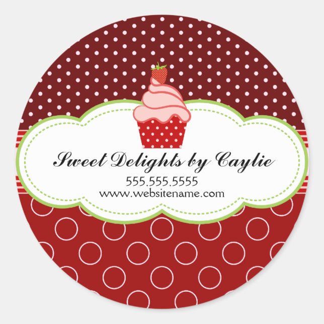 Sellos de la caja de repostería de fresa (Anverso)