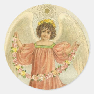 Sellos de los pegatinas de la estrella del ángel