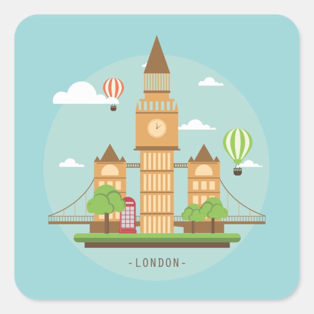 Sellos de monumentos de Londres Inglaterra (Anverso)