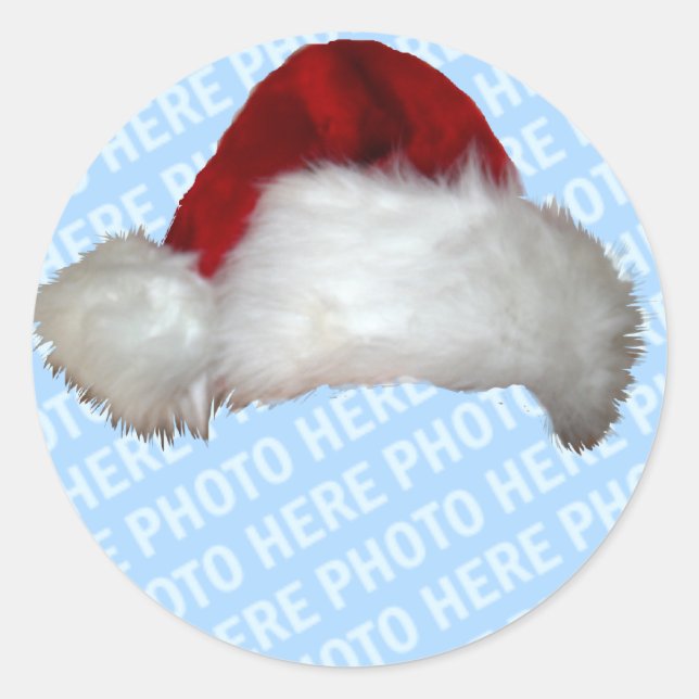 Sellos de Navidades de plantillas de fotos de pers (Anverso)