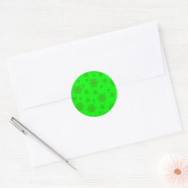 Sellos de pegatina monocromos FTF en verde