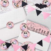 Sellos de sobre/bolsa/caja de Halloween pequeños