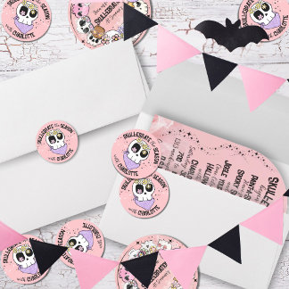Sellos de sobre/bolsa/caja de Halloween pequeños