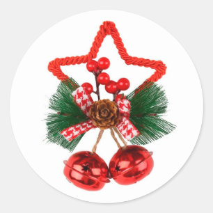 Sellos de Sobre Holly y Jingle Bells