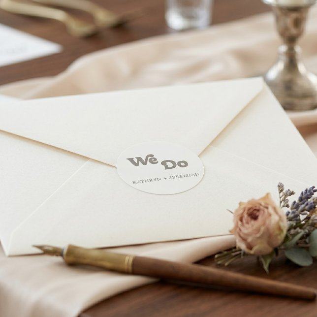 Sellos de Sobres Formal Simple We Do (Subido por el creador)