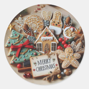 Sellos festivos: Feliz Navidad Pegatinas y etiquet