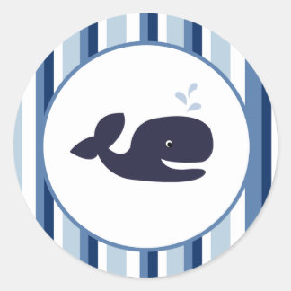 Sellos para sobres Ahoy Mate Blue Whale / Toppers