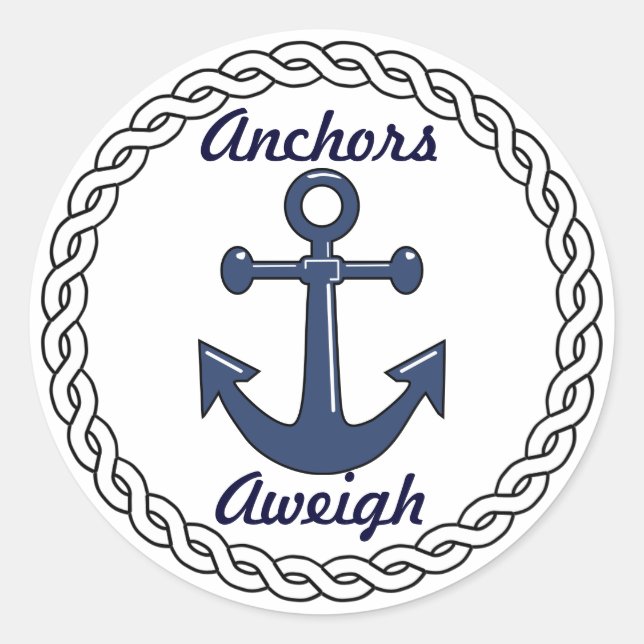 Sellos para sobres Anchors Aweigh (Anverso)