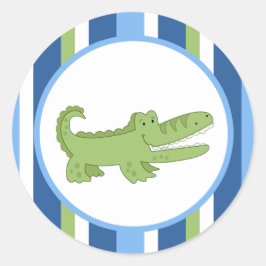 Sellos para sobres azules/verdes del lagarto / Top