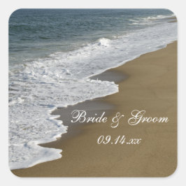 Sellos para sobres Beach and Ocean Boda