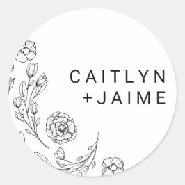 Sellos para sobres Bodas Dainty Elegance