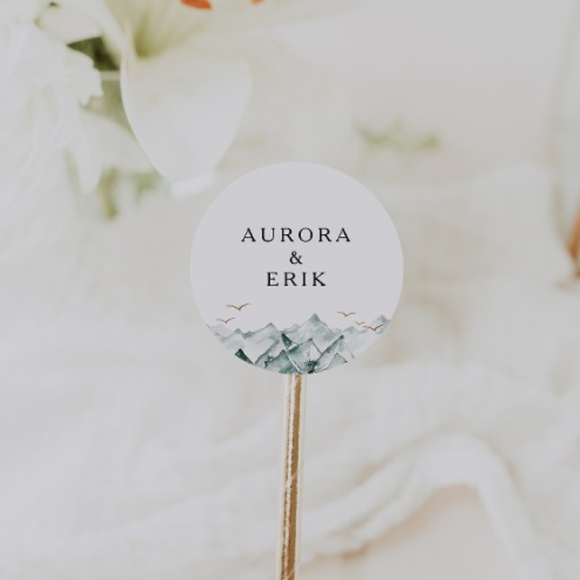 Sellos para sobres Bodas de las Montañas Verdes y  (Subido por el creador)