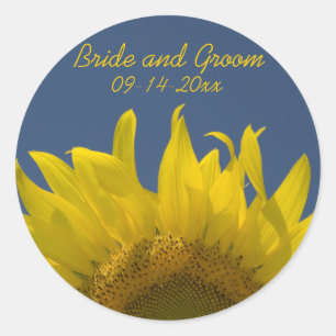 Sellos para sobres Bodas de Sunflower Rising