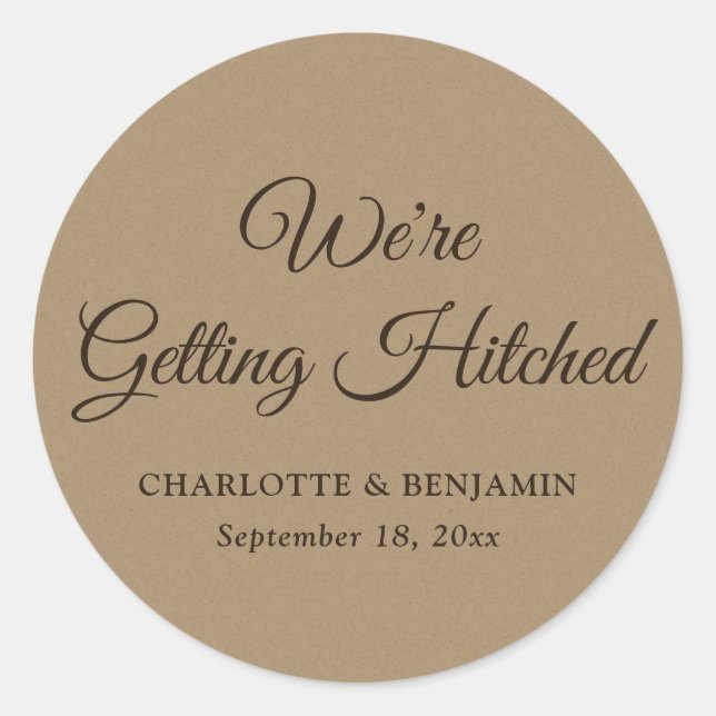 Sellos para sobres Bodas de tipografía de papel Kr (Anverso)