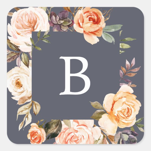 Sellos para sobres Bodas púrpura de Florencia terr (Anverso)