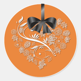 Sellos para sobres Bodas sin aliento - calabaza