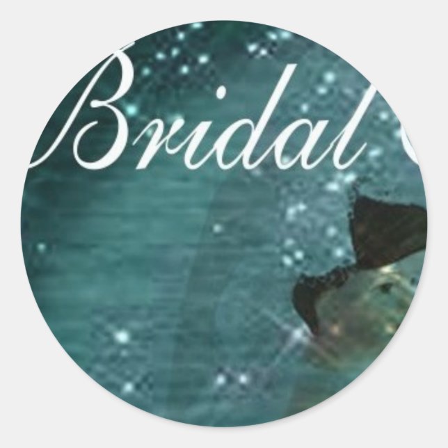 Sellos para sobres Bridal Shower (Anverso)