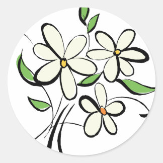 Sellos para sobres Daisies
