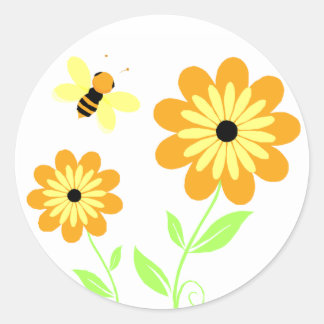 Sellos para sobres de abeja de miel Pegatinas coin