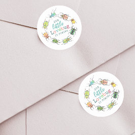 Sellos para sobres de Baby Shower de Little Love B