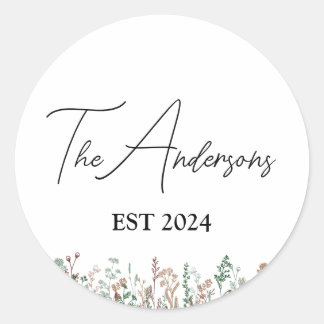 Sellos para sobres de boda personalizados