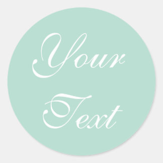 Sellos para sobres de Boda verde de fábrica con te